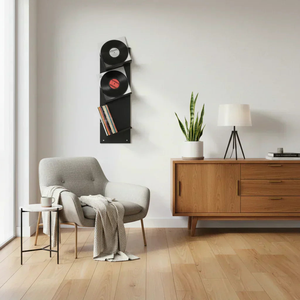 Vinyl reol og lp reol: 5 tricks der giver pladebutik-oplevelsen derhjemme