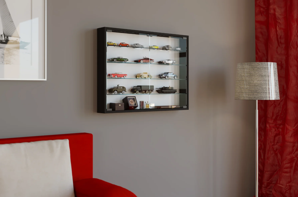 Hvid eller sort vitrineskab: Hvad passer bedst til din stue og dine ting?