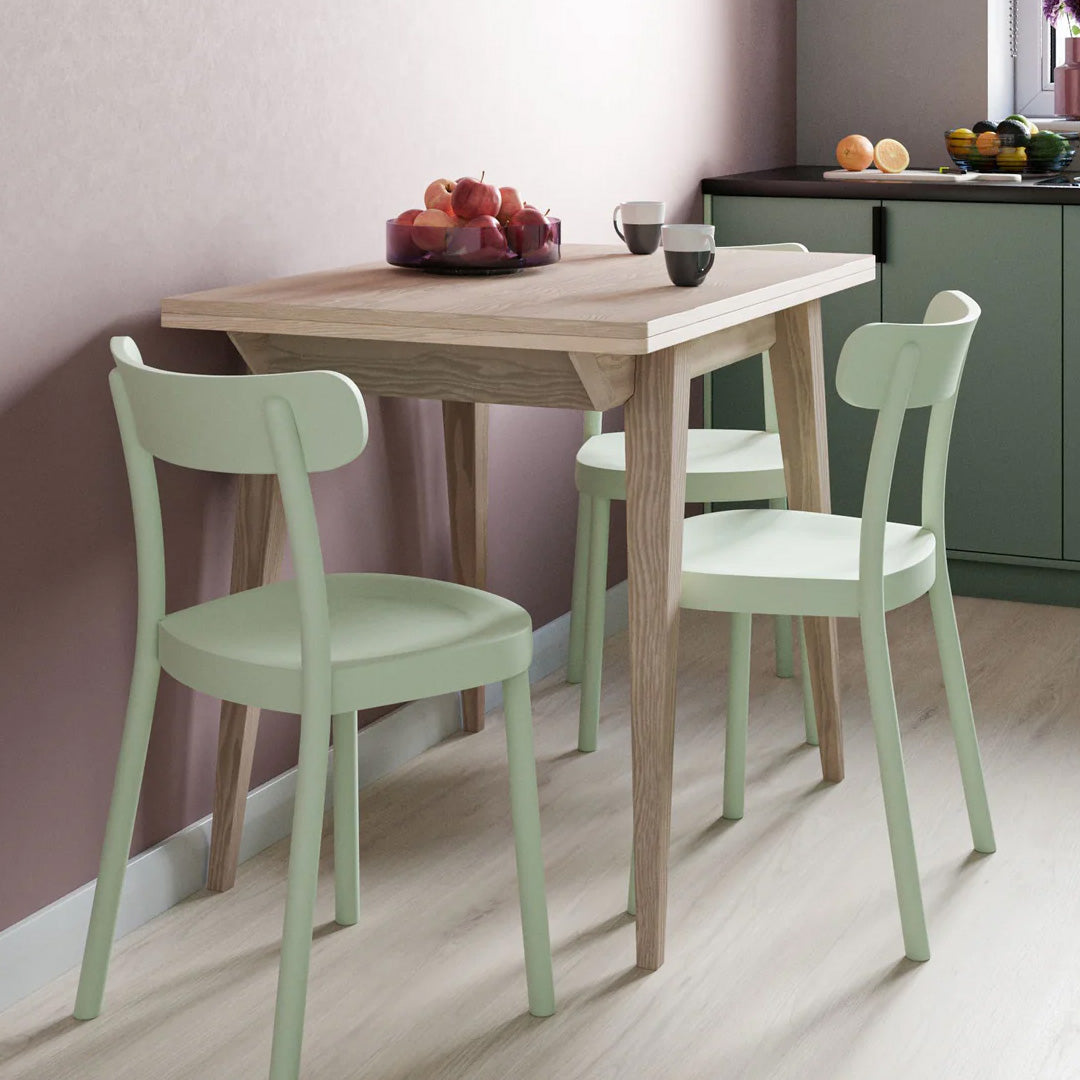 Spisebord med udtræk: Indretning af den lille spisestue