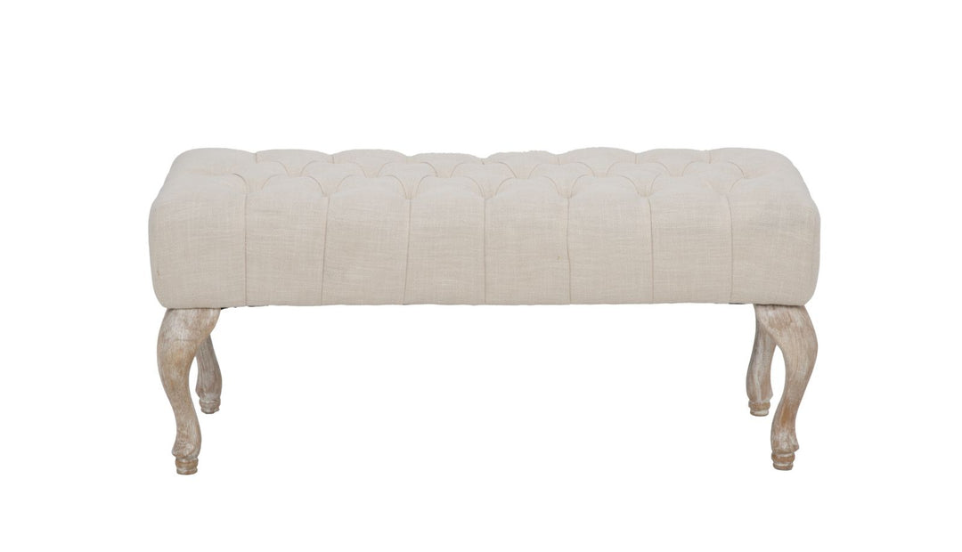 Glam entrébænk,  træ, mdf og polyester – 97x42x40 cm