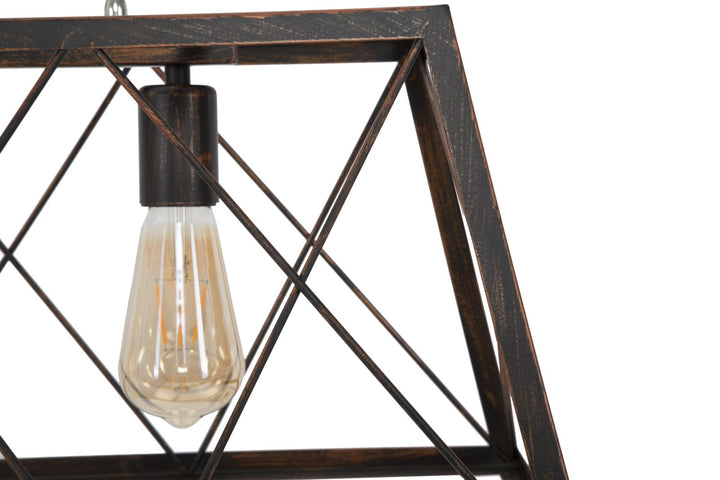 Industriel lampe i jern – 78x30x26 cm