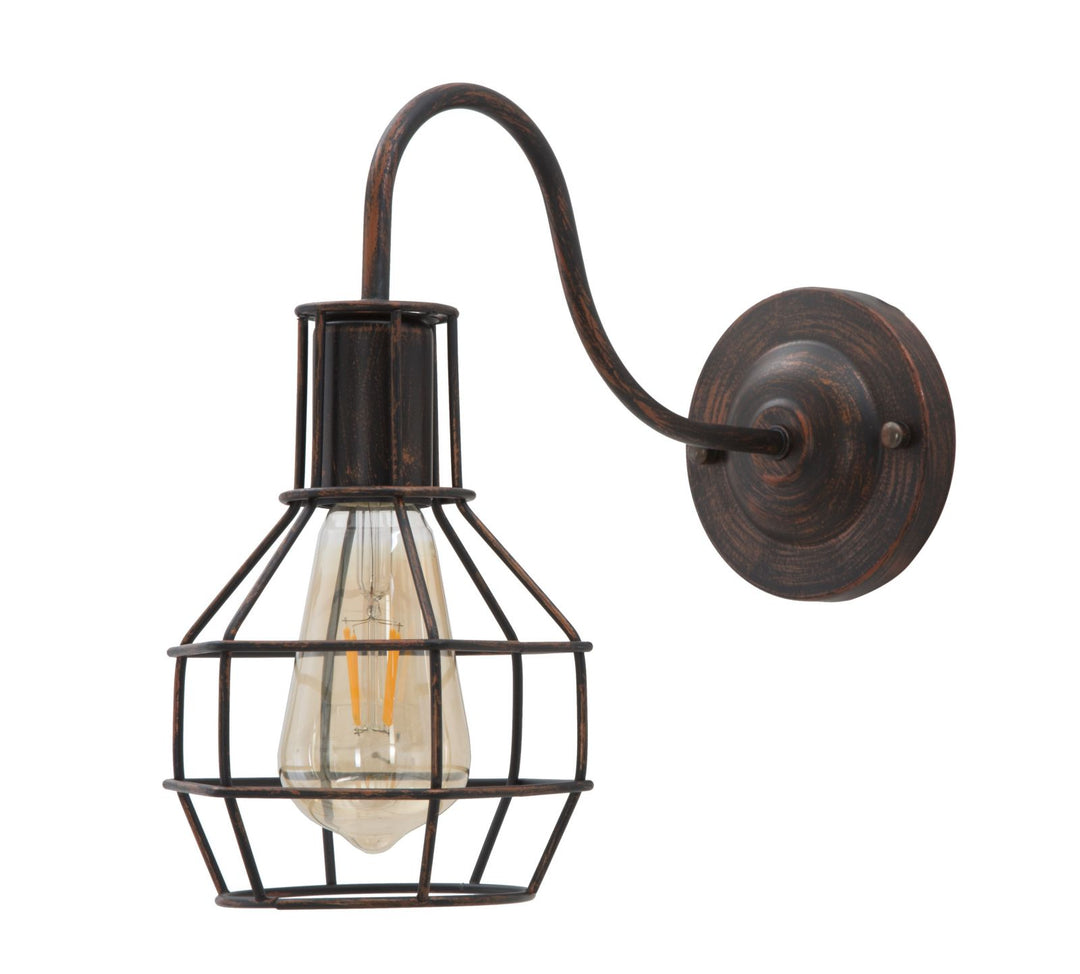 Industriel lampe i jern – 32x14x30 cm