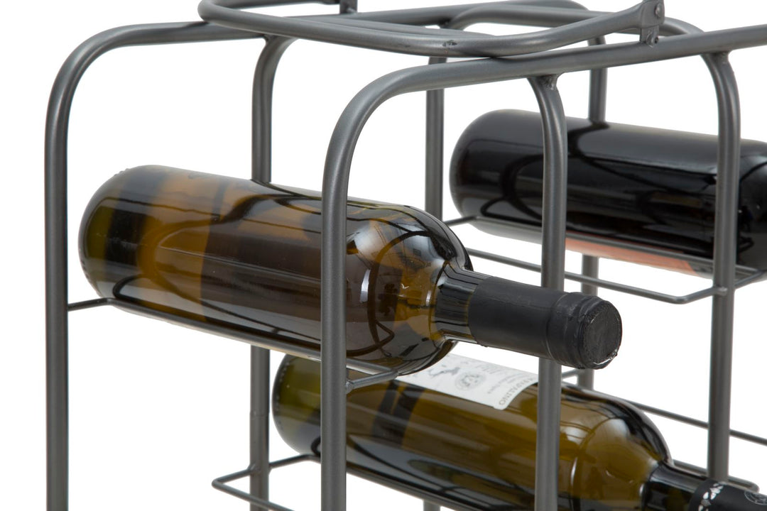 Industriel vinreol i metal – 40x23x47 cm