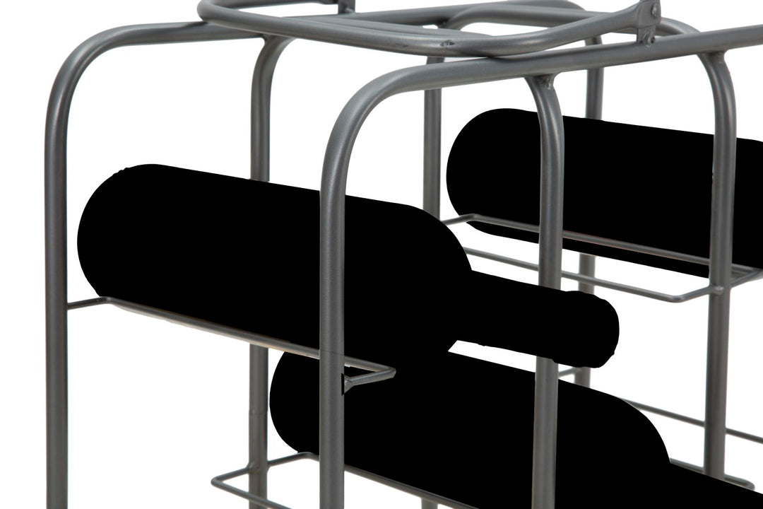 Industriel vinreol i metal – 40x23x47 cm