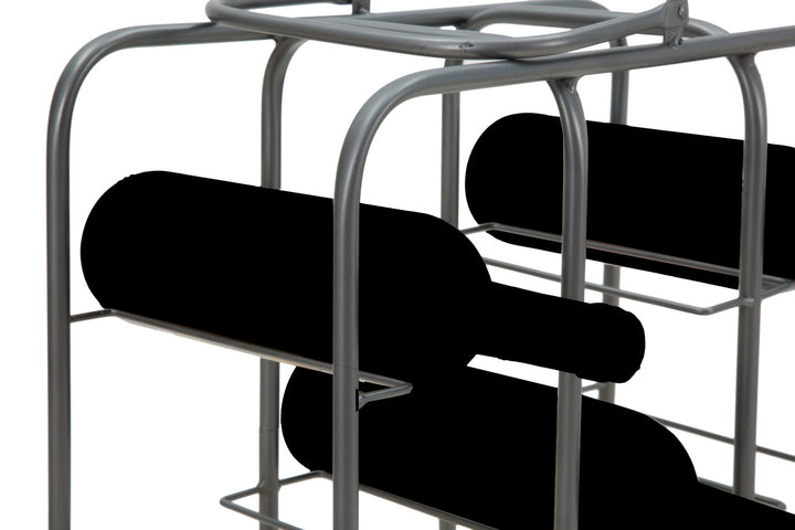 Industriel vinreol i metal – 40x23x47 cm