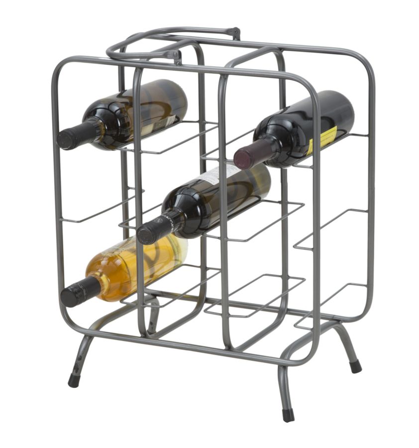 Industriel vinreol i metal – 40x23x47 cm