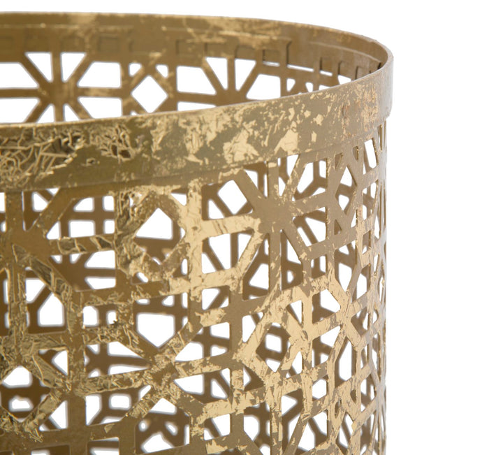 Glam paraplystativ i guldfarve, metal – 24x42 cm