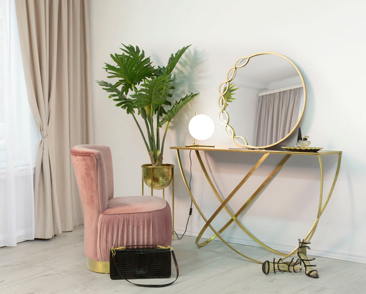 Glam plantestativer, guldfarve, metal – 27x62 21x5x52 cm