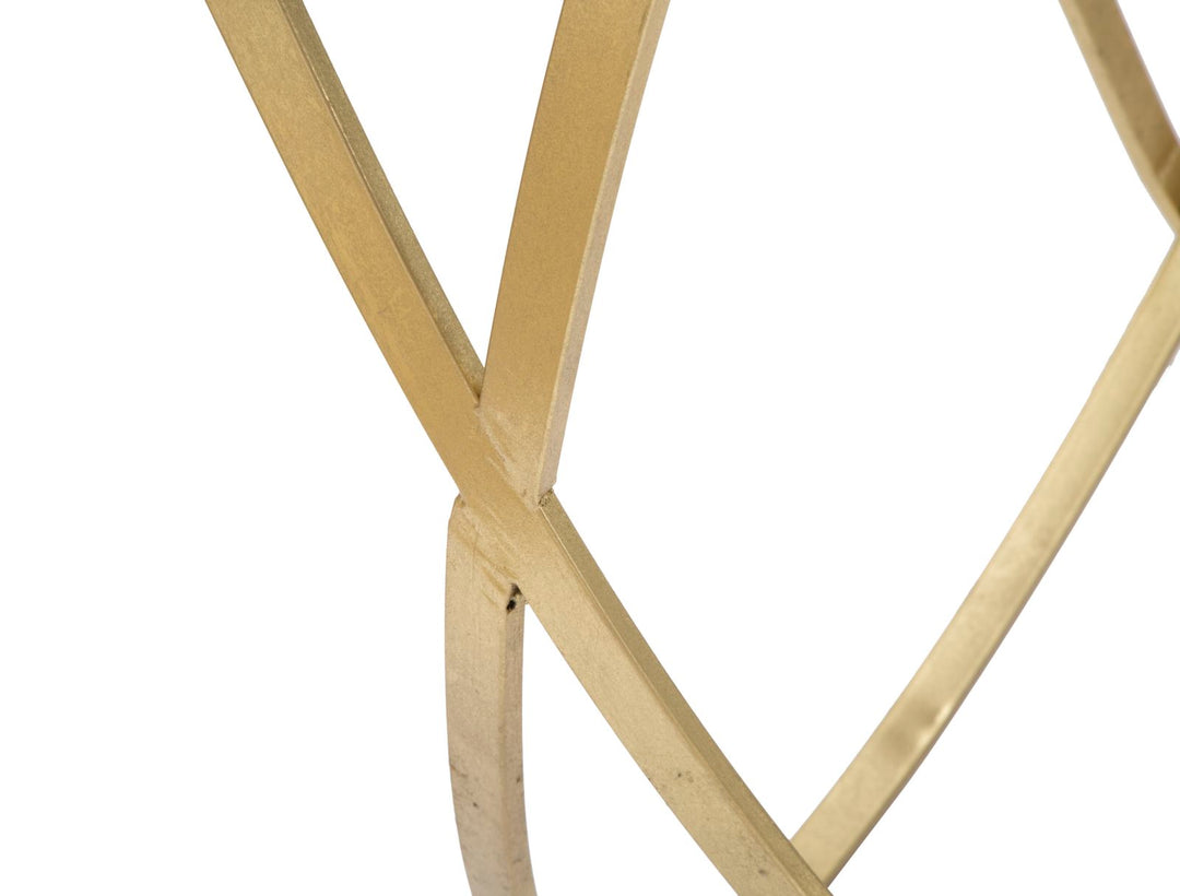 Glam konsolbord i jern, mdf – 120x40x79 cm