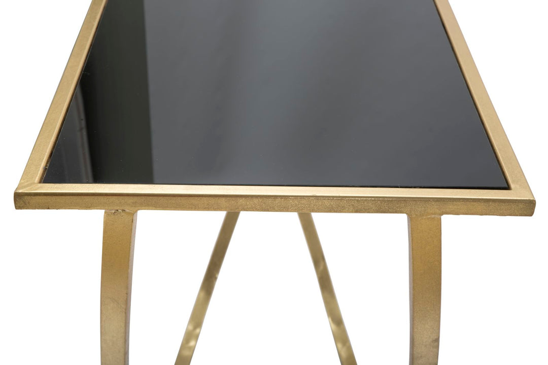 Glam konsolbord i jern, mdf – 120x40x79 cm