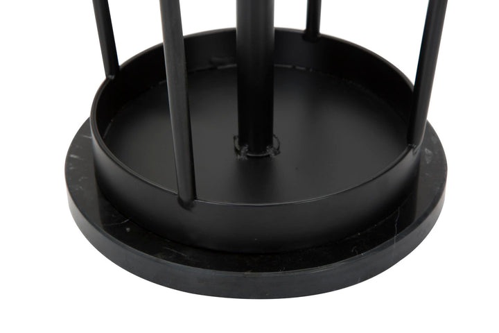 Glam paraplystativ i guldfarve af jern – 26x176 cm