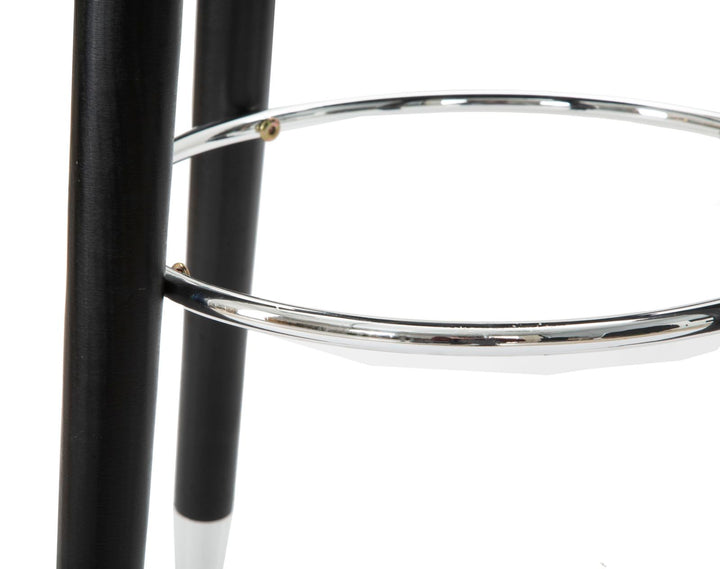 Glam barstol i fyrretræ, metal og polyester – 35x74 cm