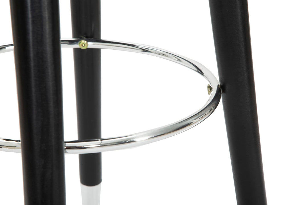 Glam barstol i fyrretræ, metal and polyester – 35x74 cm