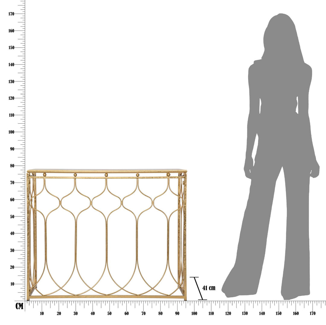 Glam konsolbord – 96x5x41 cm