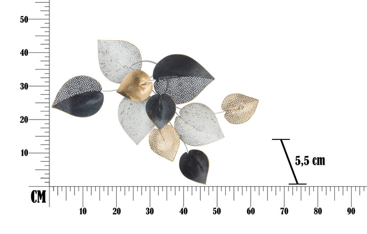 Glam vægdekoration i jern – 62x5x5 5x40 cm