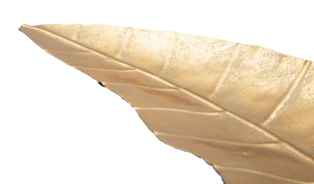 Glam bakke i guldfarve – 38x3x11 cm