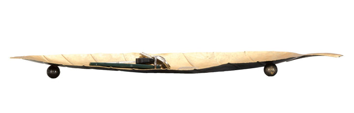 Glam bakke i guldfarve – 38x3x11 cm