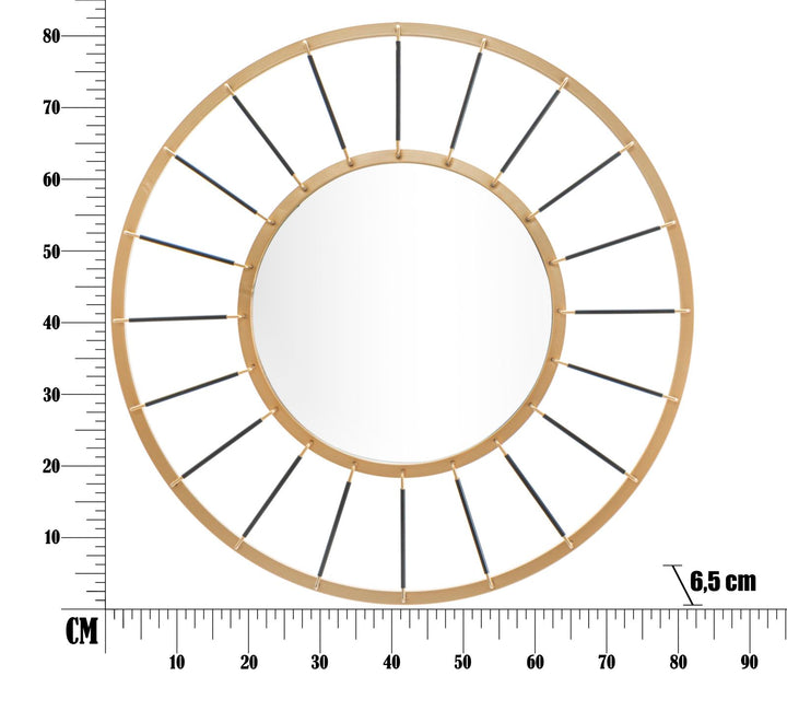 Glam spejl – 81x6x5 41x5 cm