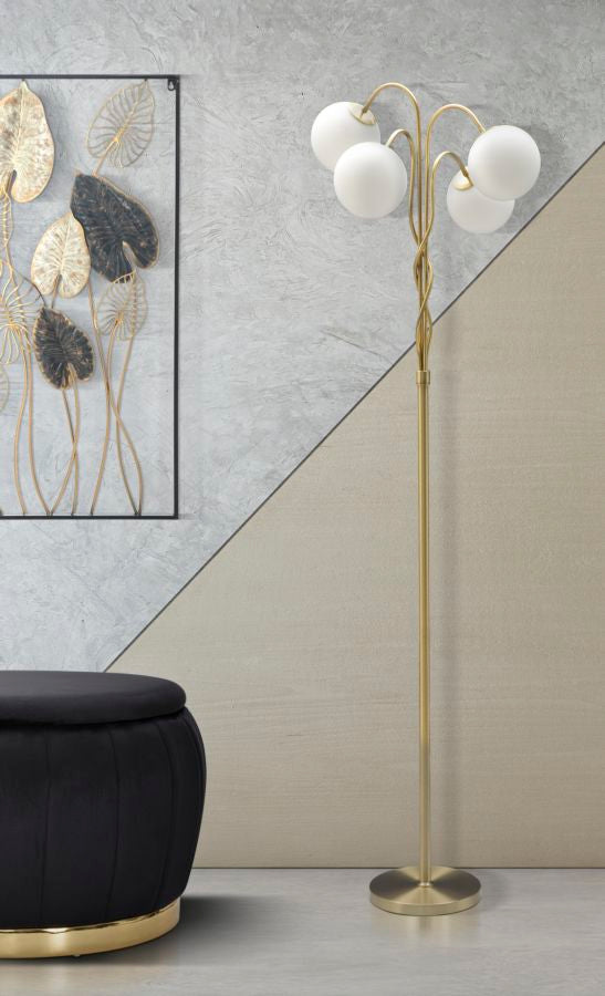 Glam lampe i jern ang glas – 54x176 cm