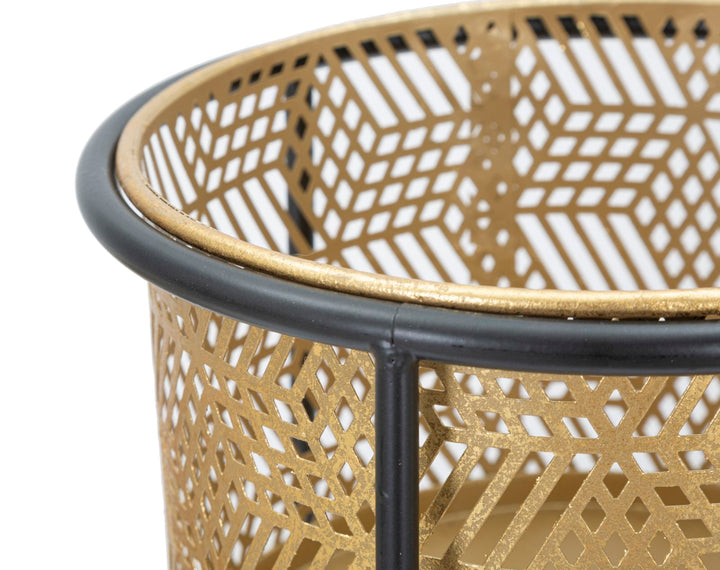 Glam vaser i guldfarve, metal – 37x76 27x51 cm