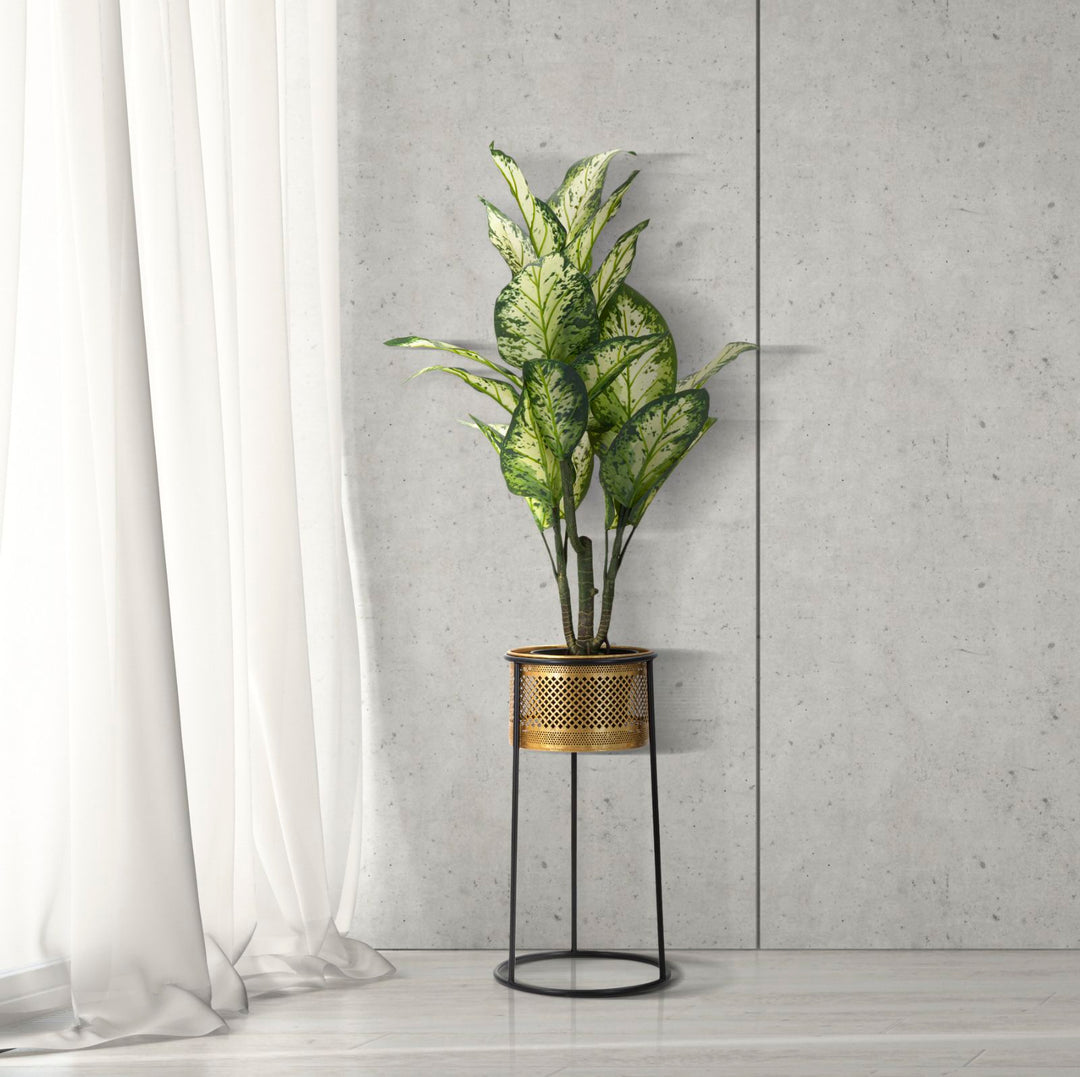 Glam vase i guldfarve, metal – 25x50 cm