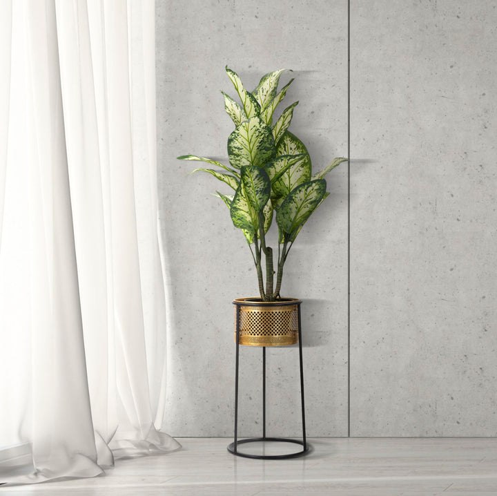 Glam vase i guldfarve, metal – 25x50 cm