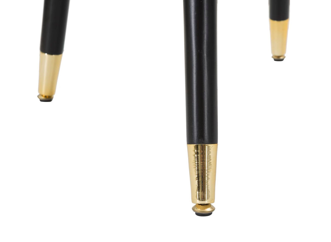 Glam stol i fyrretræ, plast, skum og polyester – – 62x58x78 cm