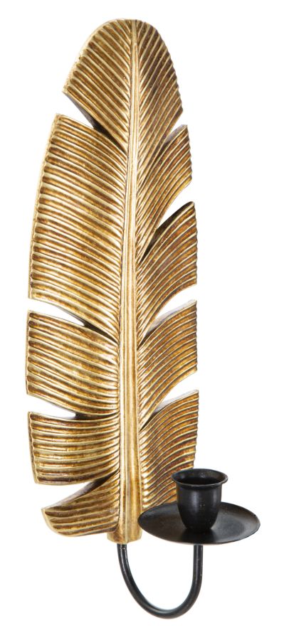 Glam lysestage i guldfarve– 12x8x8 9x31x2 cm