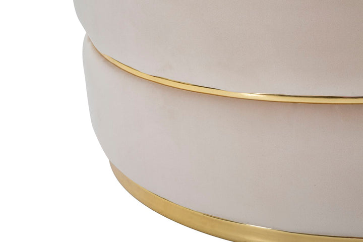 Glam stol i fyrretræ, plast, skum og polyester - 84x72 cm