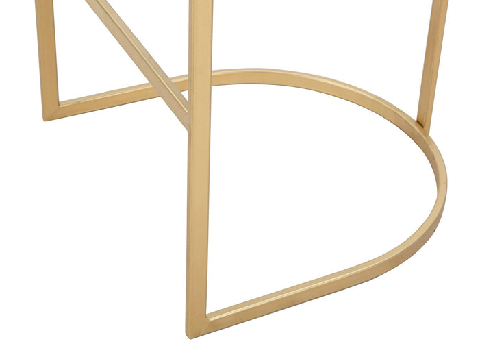 Glam barstol, metal, stof, mdf – 45x90 cm