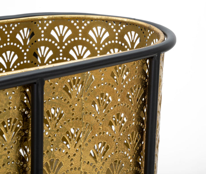 Glam vase i guldfarve, metal – 60x20x70 cm