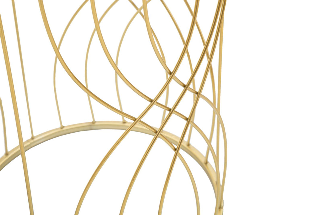 Glam borde i guldfarve, metal og MDF – 38x55 33x50 cm