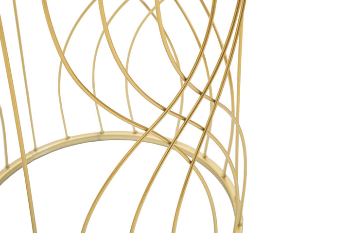 Glam borde i guldfarve, metal og MDF – 38x55 33x50 cm