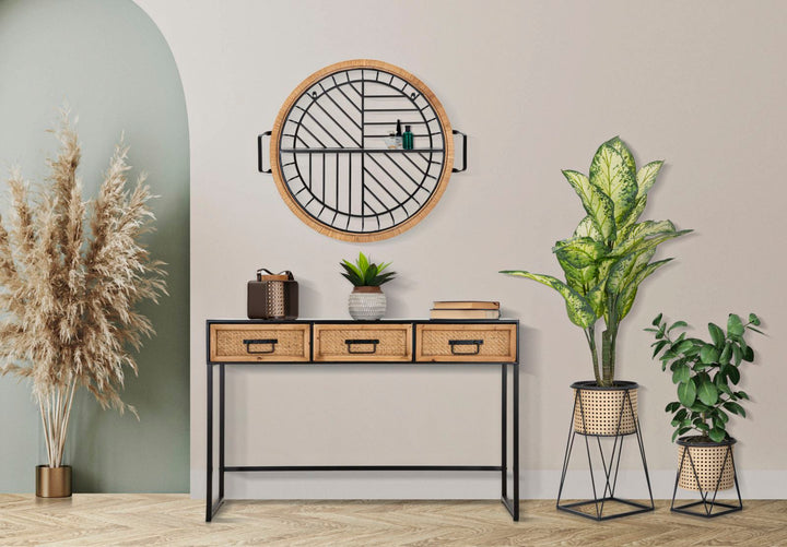 Boho chic vaser, metal – 21x40, 19x22 cm