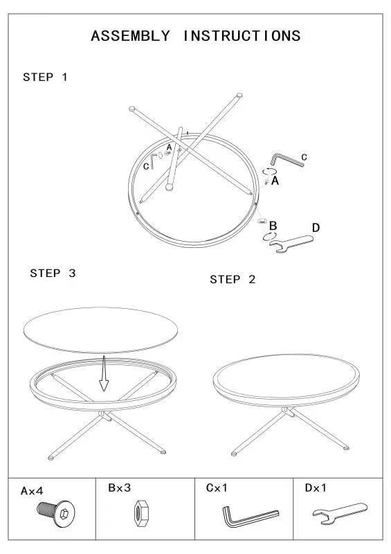 Boho chic sofabord i jern, glas og rattan – 80x46x5 cm