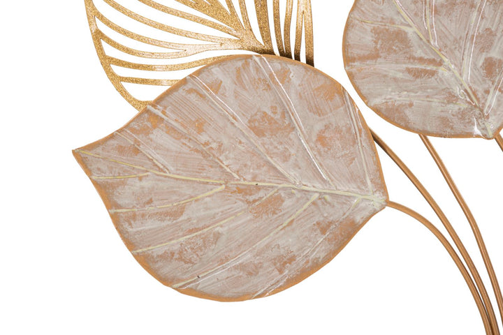 Glam dekoration i metal, guldfarvet  – 63x4x85 cm