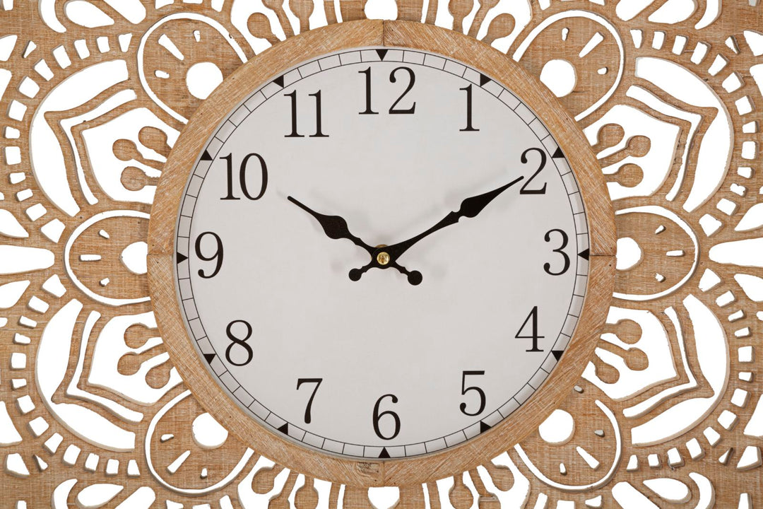 Boho chic ur i hvid, MDF – 60x4x5 cm