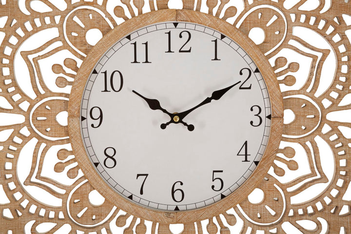 Boho chic ur i hvid, MDF – 60x4x5 cm