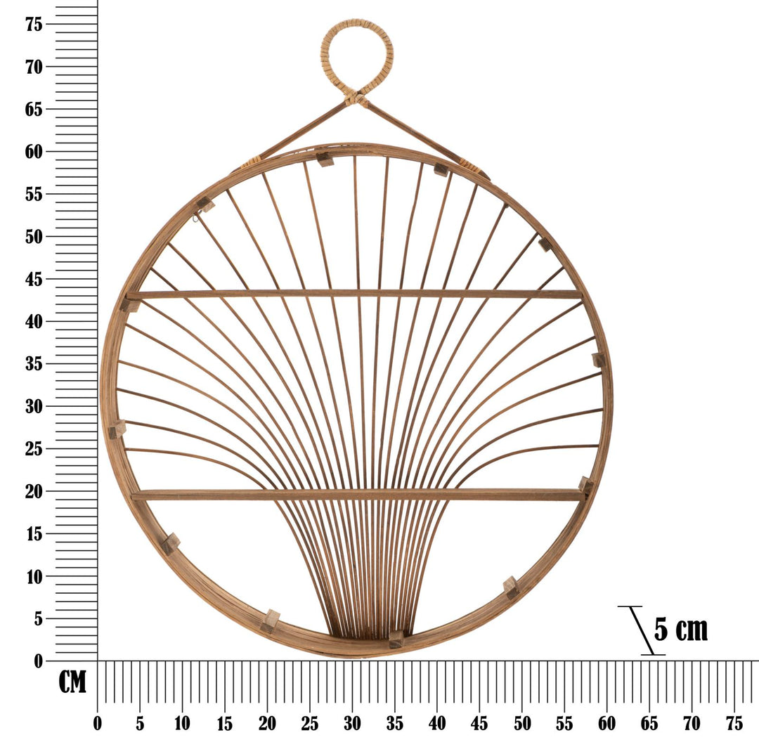 Boho chic hylde i rattan – 60x5x10 og 5x76 cm