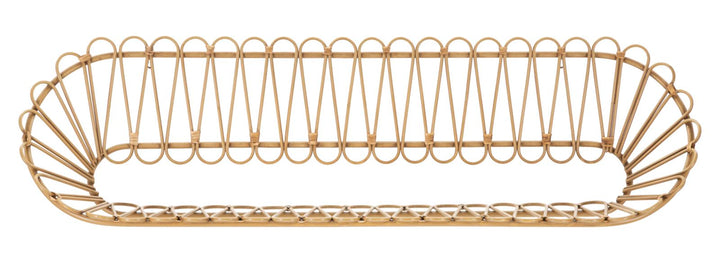 Boho chic hylde i metal – 162x28x43 cm