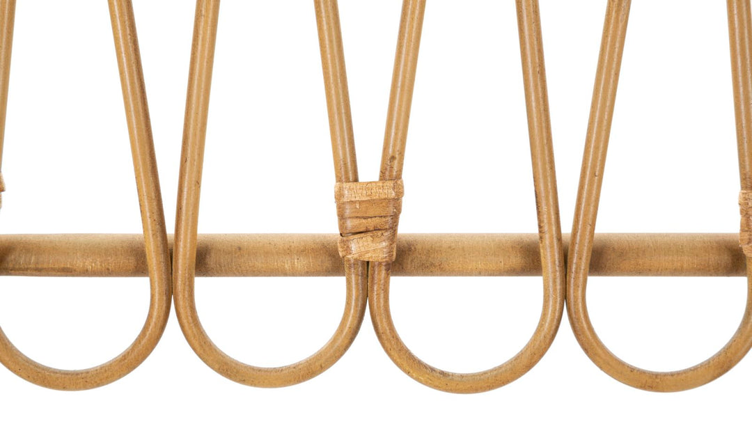 Boho chic hylde i metal – 162x28x43 cm