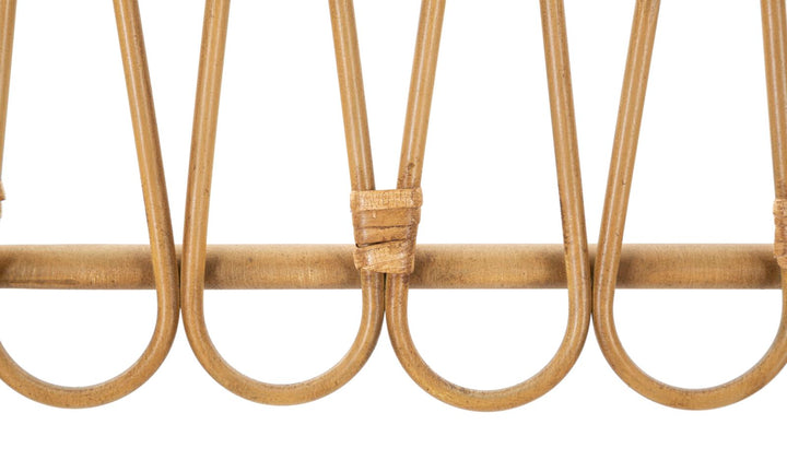 Boho chic hylde i metal – 162x28x43 cm