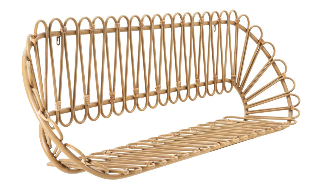 Boho chic hylde i metal – 162x28x43 cm