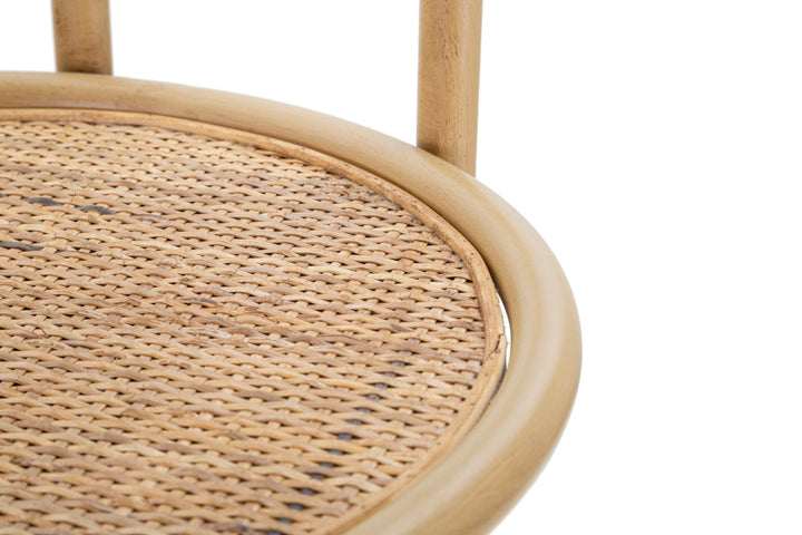 Boho chic reol, rattan – 40x38x150 cm