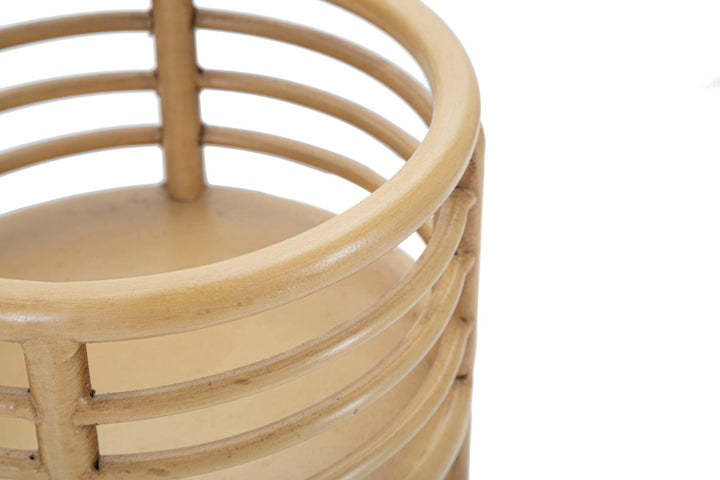 Boho chic vase i jern og plast – 30x76 cm