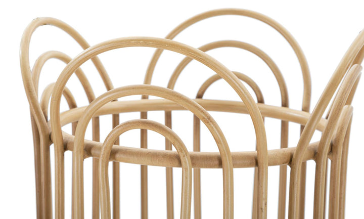 Boho chic vase i metal – 31x5x40 cm