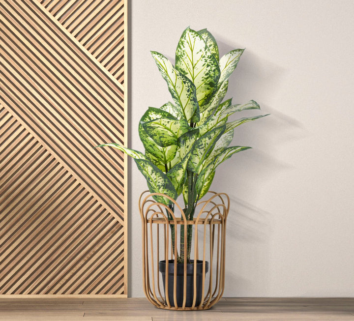 Boho chic vase i metal – 31x5x40 cm