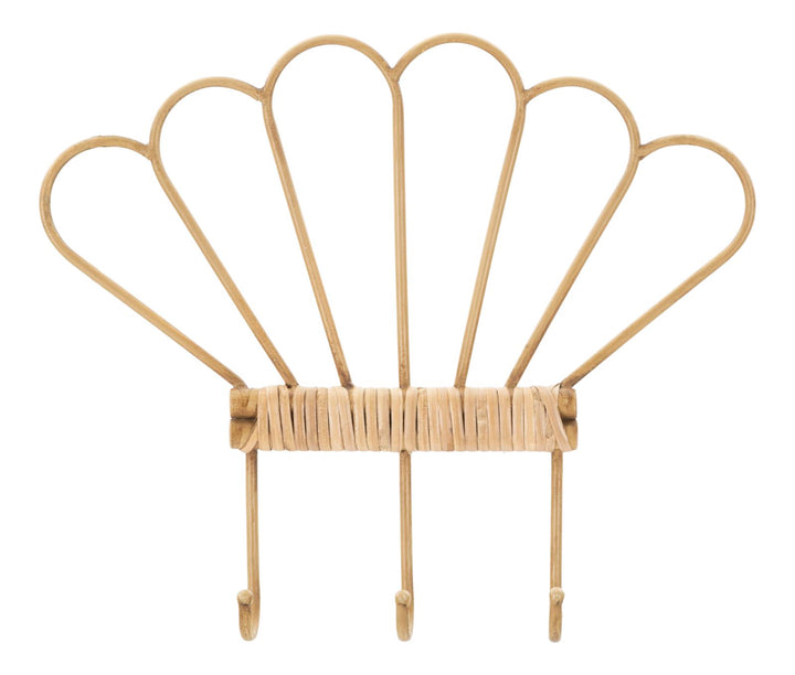 Boho chic vægdekoration i jern og plast – 37x5x5 32x5 cm