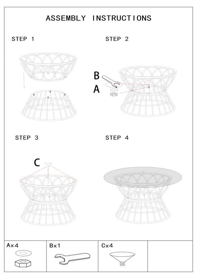 Boho chic bord – 75x44x5 cm