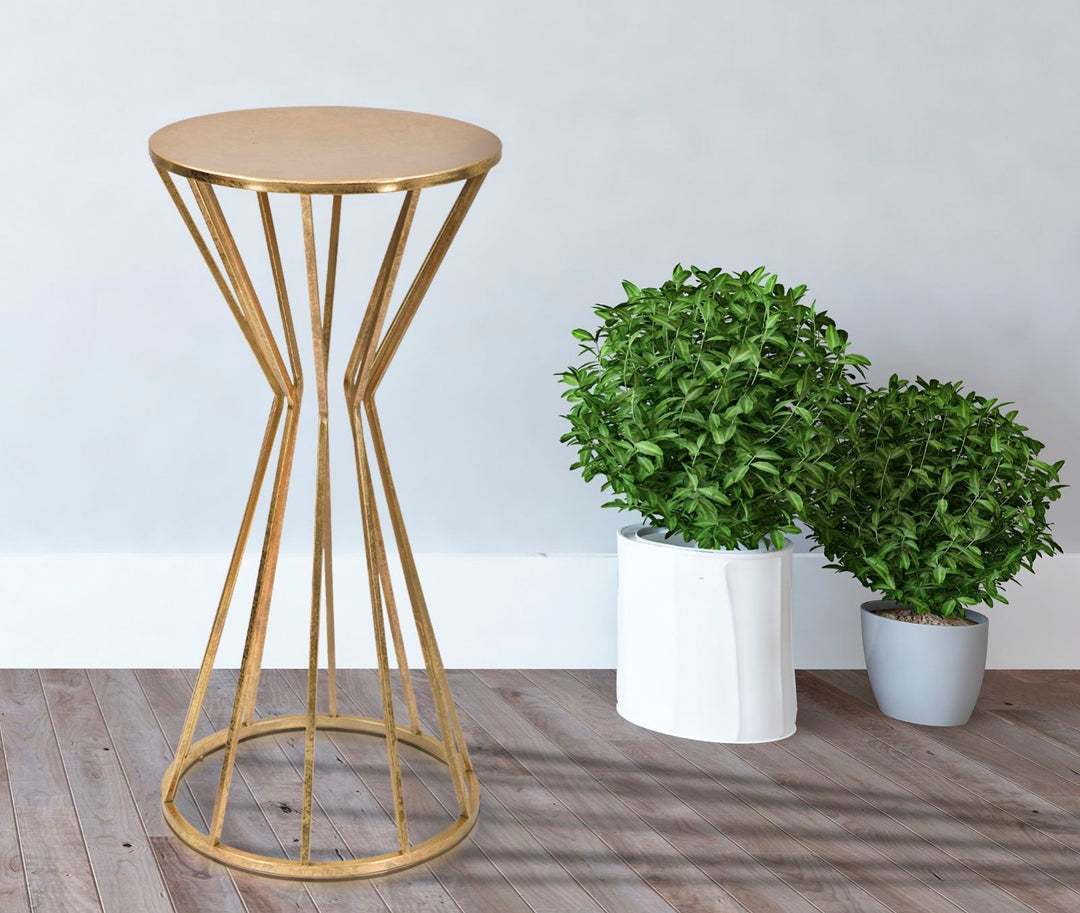 Glam sidebord i jern – 38x80 cm